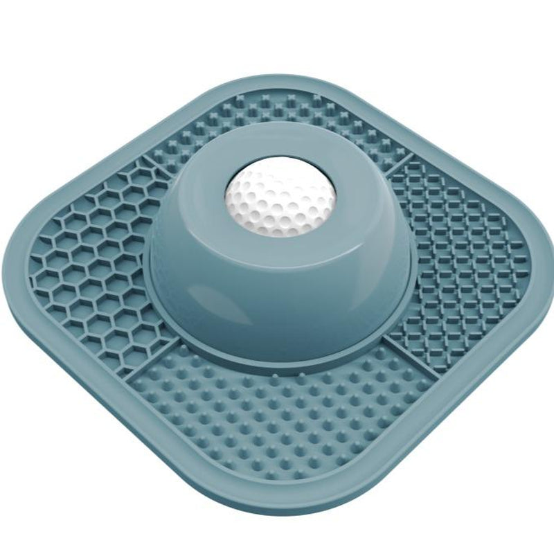 Pawlove Anti-Slip Slow Feeder Dog Bowl for Liquid Treats with Entertained Ball-In Design, Ideal for Bone Broth and Yogurt, Suitable for Large, Medium, and Small Breeds, Dietary Supplement and Post-Operative Nutrition