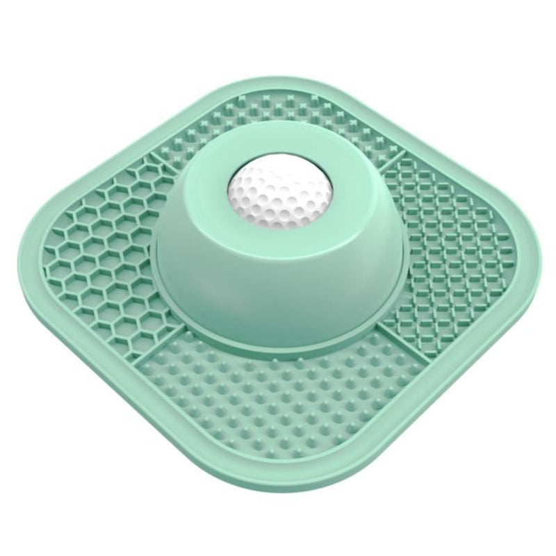 Pawlove Anti-Slip Slow Feeder Dog Bowl for Liquid Treats with Entertained Ball-In Design, Ideal for Bone Broth and Yogurt, Suitable for Large, Medium, and Small Breeds, Dietary Supplement and Post-Operative Nutrition