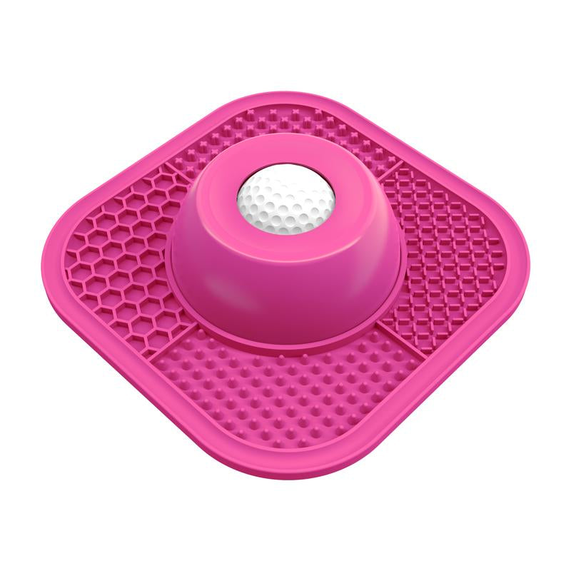Pawlove Anti-Slip Slow Feeder Dog Bowl for Liquid Treats with Entertained Ball-In Design, Ideal for Bone Broth and Yogurt, Suitable for Large, Medium, and Small Breeds, Dietary Supplement and Post-Operative Nutrition