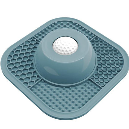 Pawlove Anti-Slip Slow Feeder Dog Bowl for Liquid Treats with Entertained Ball-In Design, Ideal for Bone Broth and Yogurt, Suitable for Large, Medium, and Small Breeds, Dietary Supplement and Post-Operative Nutrition