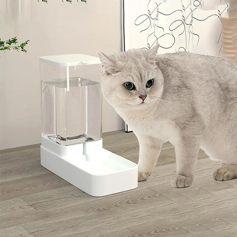 Large Capacity Automatic Pet Feeder and Water Dispenser for Dogs and Cats - Summer Collection