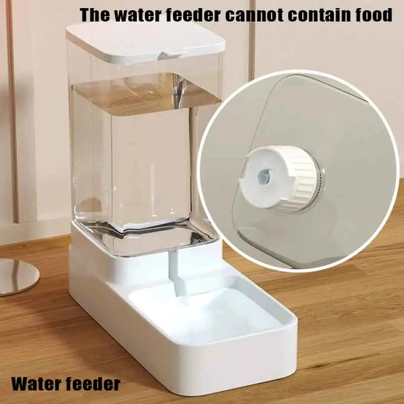 Large Capacity Automatic Pet Feeder and Water Dispenser for Dogs and Cats - Summer Collection
