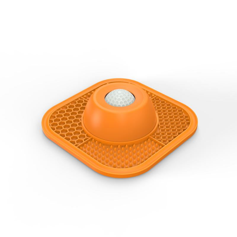 Pawlove Anti-Slip Slow Feeder Dog Bowl for Liquid Treats with Entertained Ball-In Design, Ideal for Bone Broth and Yogurt, Suitable for Large, Medium, and Small Breeds, Dietary Supplement and Post-Operative Nutrition