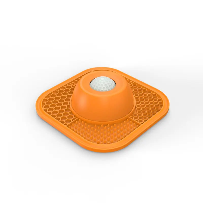 Pawlove Anti-Slip Slow Feeder Dog Bowl for Liquid Treats with Entertained Ball-In Design, Ideal for Bone Broth and Yogurt, Suitable for Large, Medium, and Small Breeds, Dietary Supplement and Post-Operative Nutrition