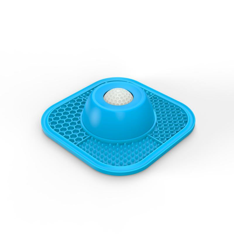 Pawlove Anti-Slip Slow Feeder Dog Bowl for Liquid Treats with Entertained Ball-In Design, Ideal for Bone Broth and Yogurt, Suitable for Large, Medium, and Small Breeds, Dietary Supplement and Post-Operative Nutrition
